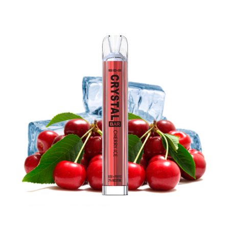 PACK10VAPERDESECHABLESKECRYSTALBARCHERRYICE20MG(CEREZA)1