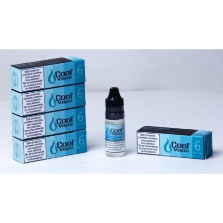 LÍQUIDO COOLVAPS MINT SHOT 10 ML 6 MG. (MENTA FRESCA)