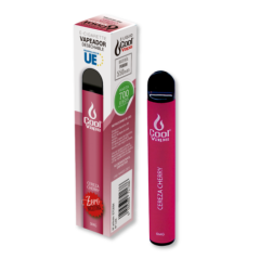 PACK 5 VAPER DESECHABLE COOL VAPS PUFF 0MG CHERRY (CEREZA)
