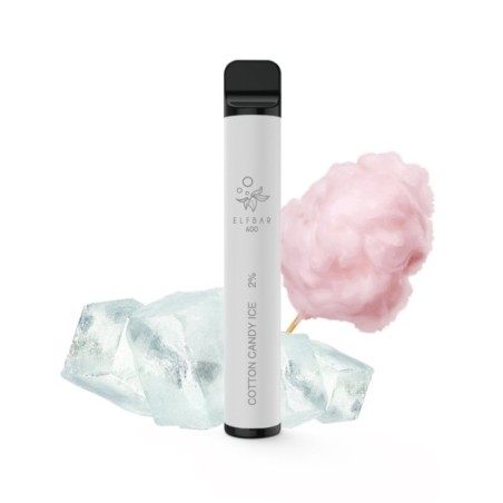 PACK10VAPERDESECHABLEELFBARCOTTONCANDY20MG(ALGODÓNDEAZÚCAR)1
