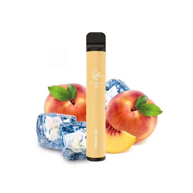 PACK10VAPERDESECHABLEELFBARPEACHICE20MG(MELOCOTÓN)1
