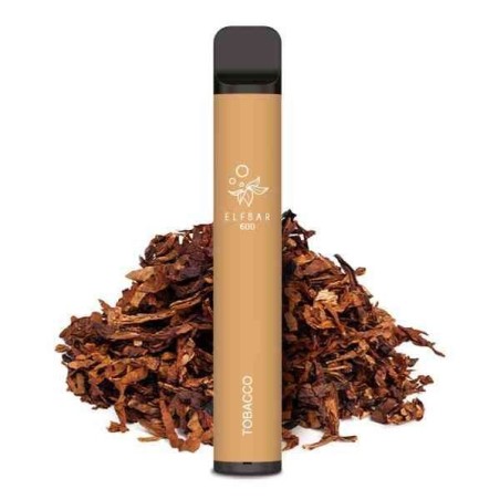 PACK10VAPERDESECHABLEELFBARTOBACCO20MG(TABACO)1