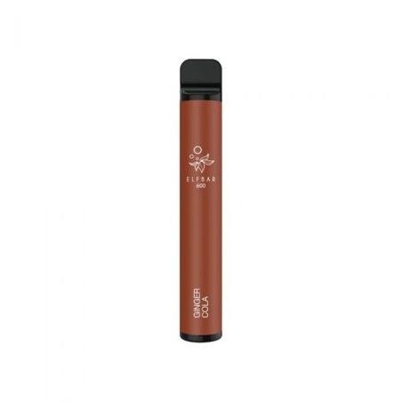 PACK10VAPERDESECHABLEELFBARGINGERCOLA20MG(GENGIBREYCOLA)1