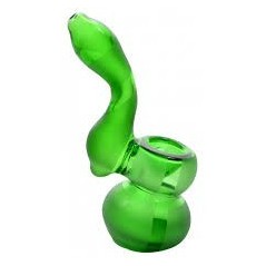 PIPA MINI BUBBLER VIDRIO BOR. 12 CM
