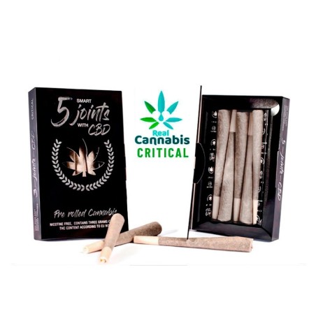PACK 5 JOINTS PRELIADO KING SIZE CBD CRITICAL