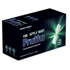 FILTROS FRUTTA CAPSULA MANZANA-MENTA (6MM)(100x20)