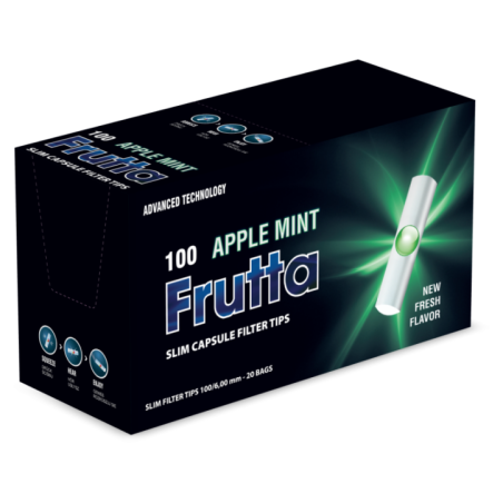 FILTROS FRUTTA CAPSULA MANZANA-MENTA (6MM)(100x20)