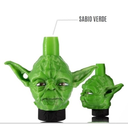 BOQUILLA PARA SHISHA 3D SABIO VERDE