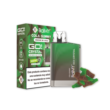 VAPERDESECHABLEBALMYGOCRYSTAL20MGCOLAGUMMY(GOMINOLADECOLA)1