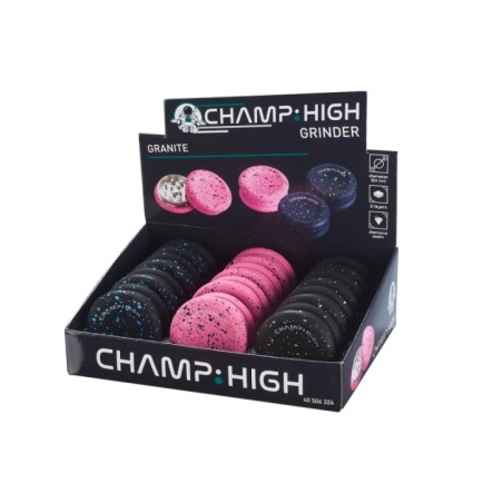 EXP 12 GRINDER METAL CHAMP HIGH GRANITO 55MM 2PC 3 COLORES