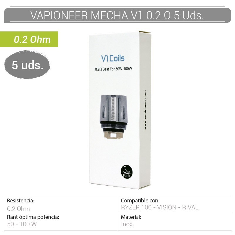 SET5MECHASV1-V2VAPIONEER0,2Ohm1
