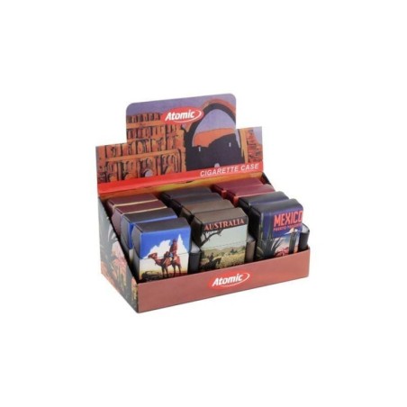 EXP 12 PITILLERAS CAJETILLA ATOMIC SOFT VIAJES