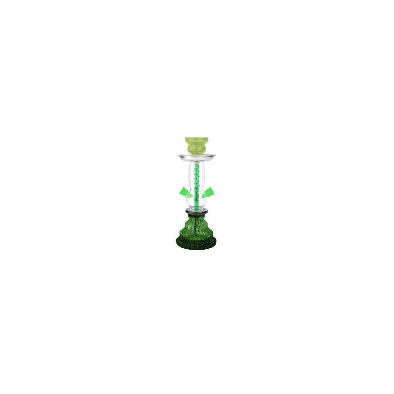 SHISHAFUKITACLEARNECKVERDE28CM1MANGUERA1