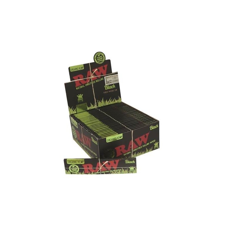 PAPELRAWBLACKORGANICKSSLIM(110MM)(50U.)1