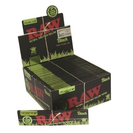 PAPELRAWBLACKORGANICKSSLIM(110MM)(50U.)1