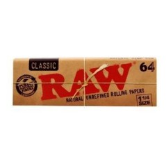 PAPEL RAW 64 1.1/4 (78MM)(24)