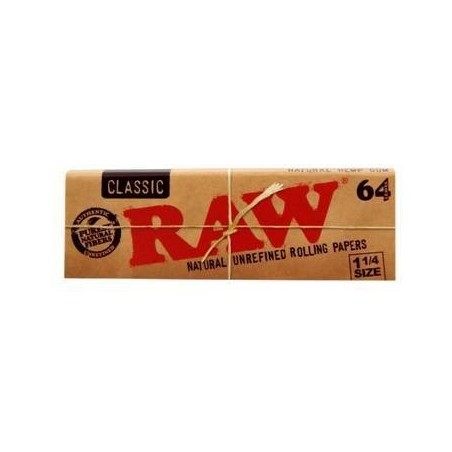 PAPEL RAW 64 1.1/4 (78MM)(24)