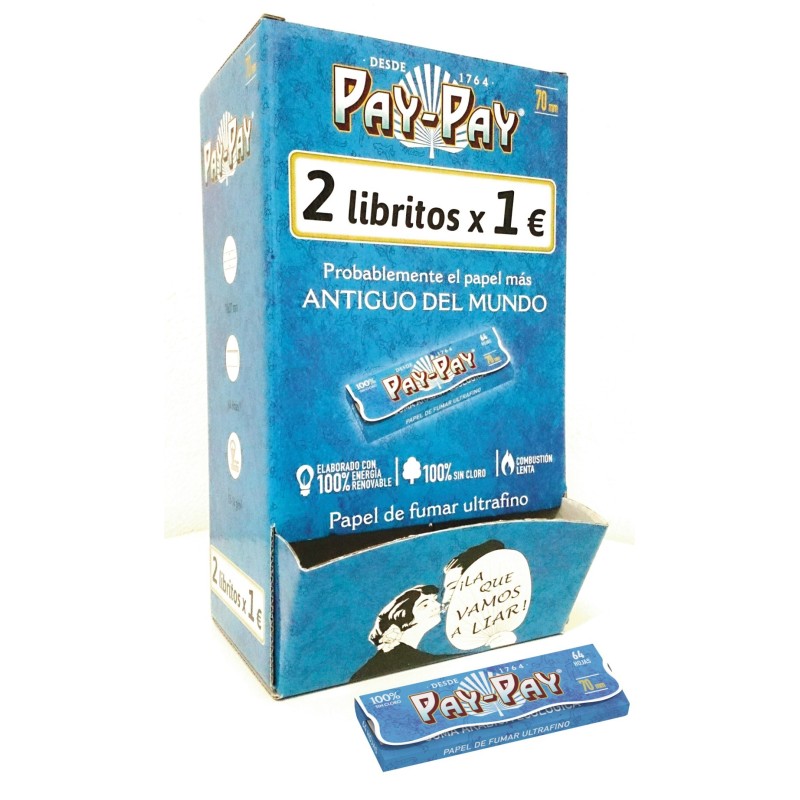 EXPOSITORPAYPAYBLUE70MM+100LIBRITOS70MMBLUE1