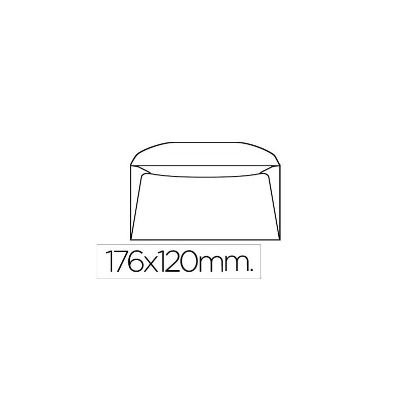 CAJA500SOBRESCLASICO120*176BLANCO80GR1