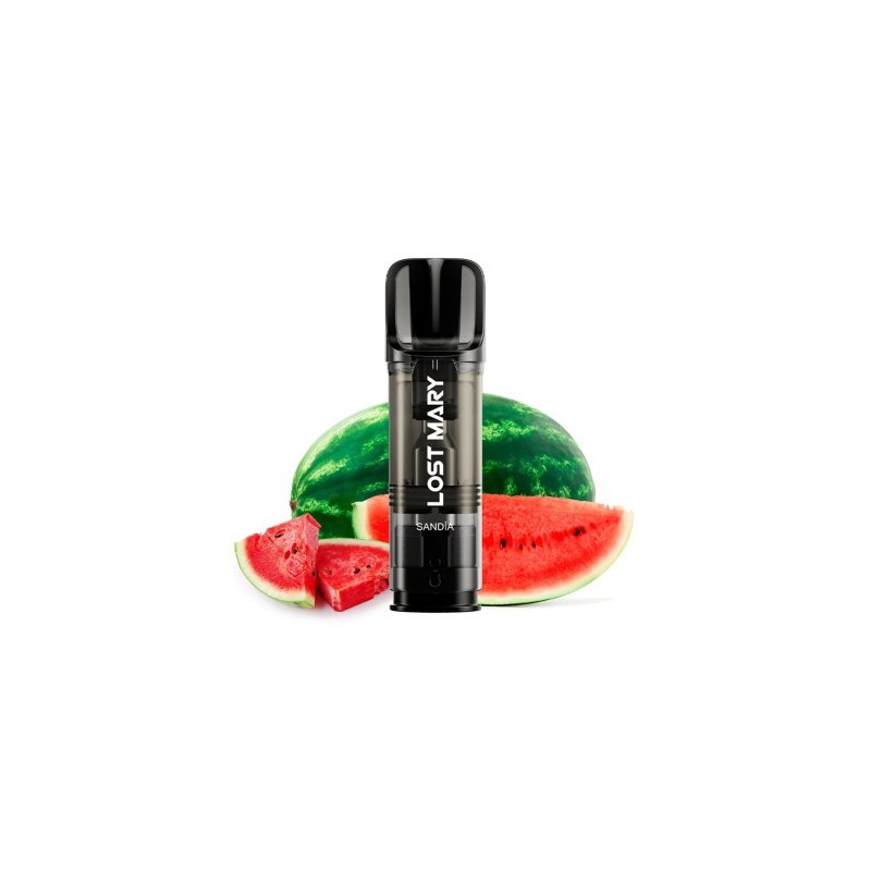 PACK2CARGASPODVAPERLOSTMARYTAPPOWATERMELON20MG(SANDÍA)1