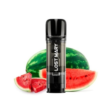 PACK 2 CARGAS POD VAPER LOST MARY TAPPO WATERMELON 20MG (SANDÍA)