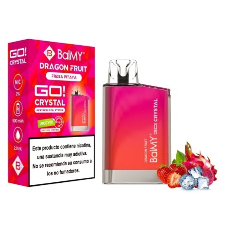 VAPERDESECHABLEBALMYGOCRYSTAL20MGDRAGONFRUIT(FRUTADELDRAGÓN)1