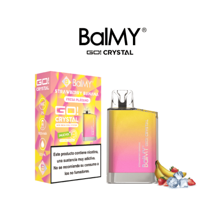 VAPERDESECHABLEBALMYGOCRYSTAL20MGSTRAWBERRY-BANANA(FRESAYPLÁTANO)1
