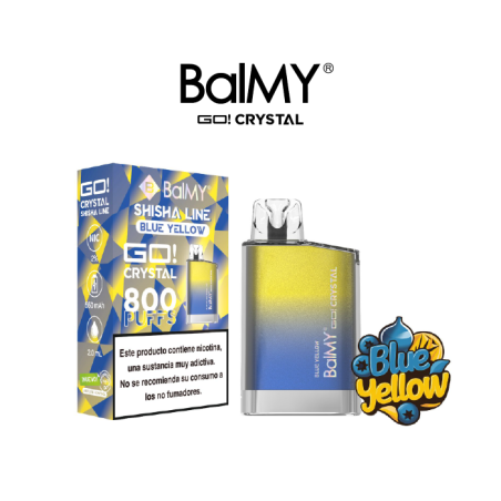 VAPERDESECHABLEBALMYGOCRYSTAL20MGBLUEYELLOW(MELÓNYARÁNDANOS)1