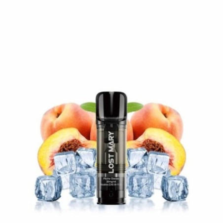 PACK2CARGASPODVAPERLOSTMARYTAPPOPEACHICE20MG(MELOCOTÓN)1