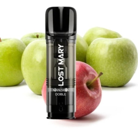 PACK2CARGASPODVAPERLOSTMARYTAPPODOUBLEAPPLE20MG(DOBLEMANZANA)1