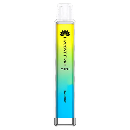 PACK10VAPERDESECHABLEHAYATIPROMINIRAINBOW20MG(MEZCLASABORES)1