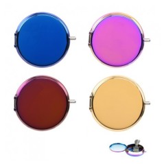 EXP 12 CENICEROS BOLSILLO POCKET METAL RAINBOW (4,8 CM)