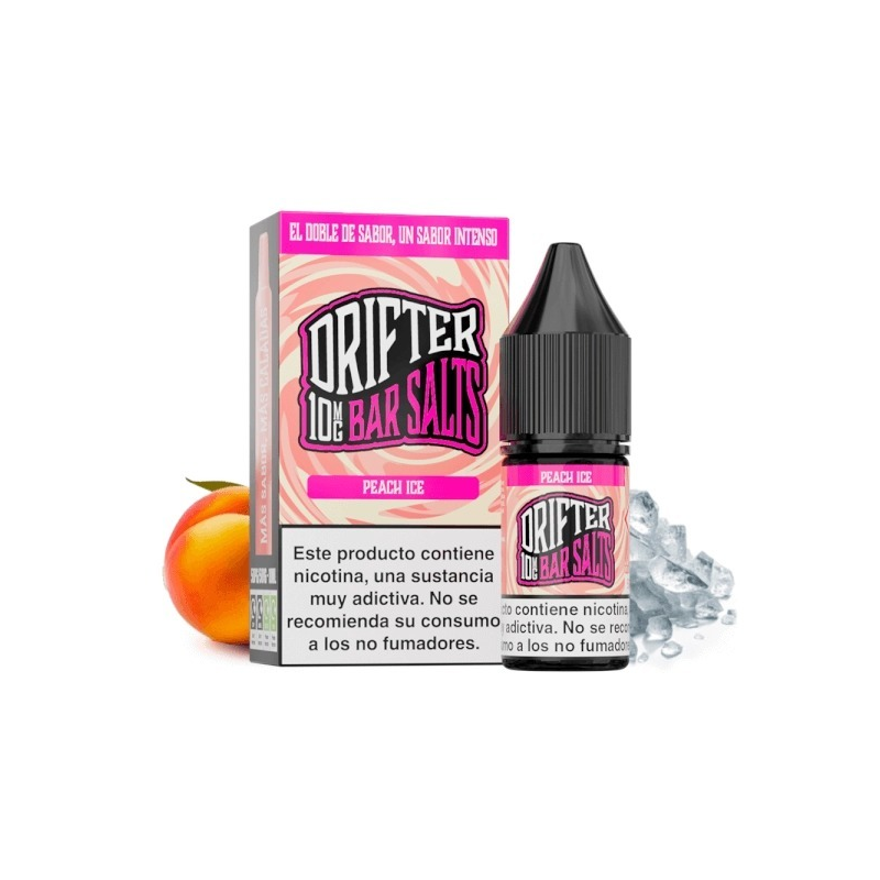 LÍQUIDODRIFTERBARSALTSPEACH(MELOCOTÓN)10MG10ML1
