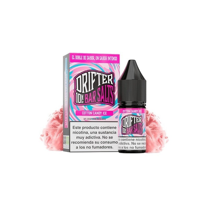 LÍQUIDODRIFTERBARSALTSCOTTONCANDY(ALGODÓNDEAZÚCAR)10MG10ML1