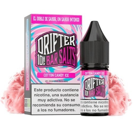 LÍQUIDODRIFTERBARSALTSCOTTONCANDY(ALGODÓNDEAZÚCAR)10MG10ML1