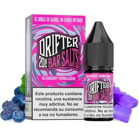 LÍQUIDODRIFTERBARSALTSBLUEBERRYBUBBLEGUM(ARÁNDANOSYCHICLE)20MG10ML1