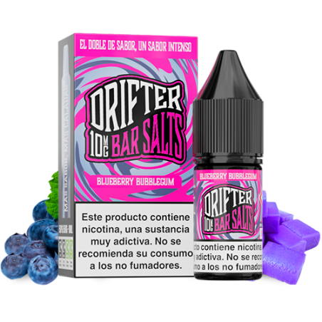 LÍQUIDODRIFTERBARSALTSBLUEBERRYBUBBLEGUM(ARÁNDANOSYCHICLE)10MG10ML1