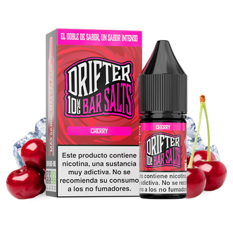 LÍQUIDODRIFTERBARSALTSCHERRY(CEREZA)10MG10ML1