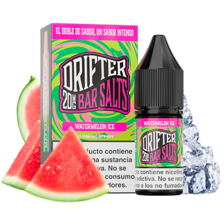 LÍQUIDODRIFTERBARSALTSWATERMELONICE(SANDÍA)20MG10ML1