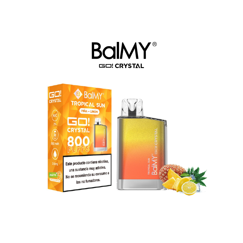 VAPERDESECHABLEBALMYGOCRYSTAL20MGTROPICALSUN(PIÑAYLIMON)1