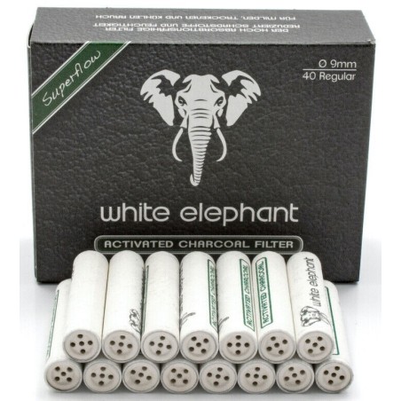 FILTROSCARBÓNACTIVOWHITEELEPHANT9MM(40x10)1