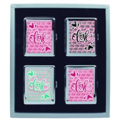 EXP. 4 PITILLERAS METAL ATOMIC LOVE 18 CIGS.