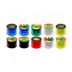 EXP 24 GRINDER ACRILICO ATOMIC CANNABIS 50MM 4PCS