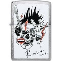 ZIPPO SKULL ROCK ME