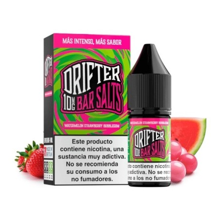 LÍQUIDODRIFTERBARSALTSWATERMELONSTRAWBERRYBUBBLEGUM(SANDIA,FRESAYCHICLE)10MG10ML1