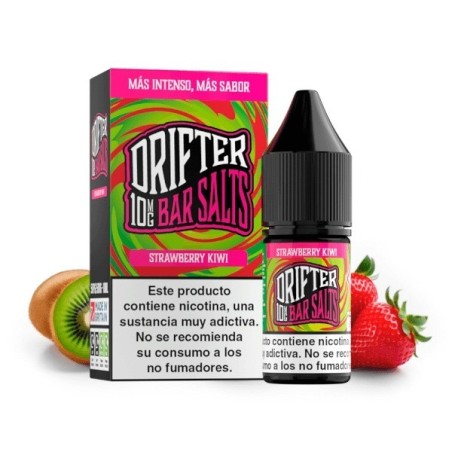 LÍQUIDODRIFTERBARSALTSSTRAWBERRYKIWI(FRESAYKIWI)10MG10ML1