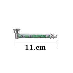 EXP 12 PIPAS METALICAS 11CM