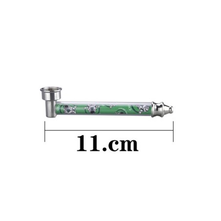 EXP 12 PIPAS METALICAS 11CM