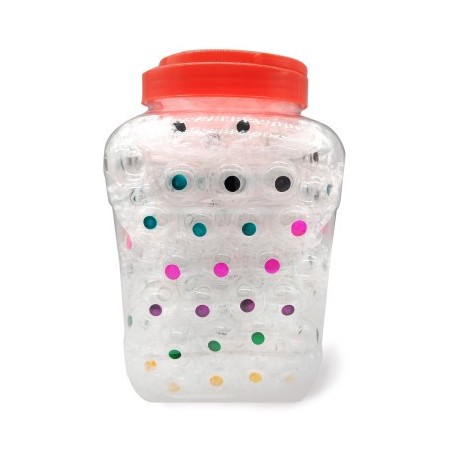 BOTE 90 PCS PIPA FUMETA ATOMIC PYREX DOTS (6 COLORES)
