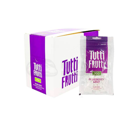 FILTROS TUTTI FRUTTI BLUEBERRY MINT 200UDS (1X20)